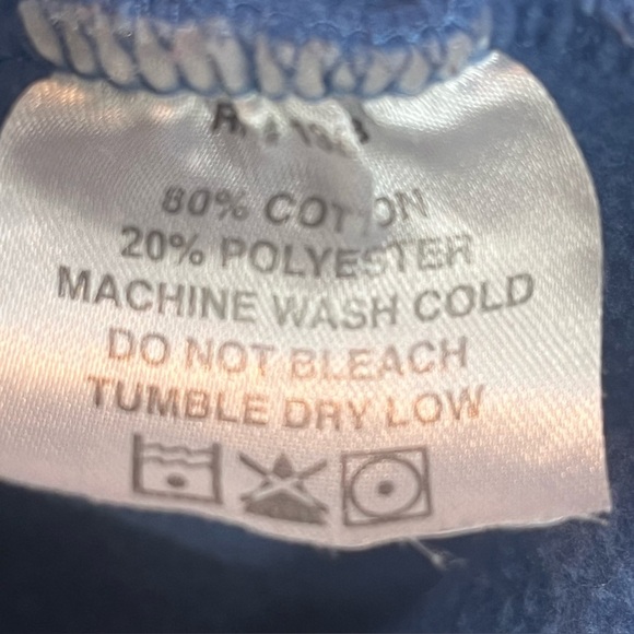 Fallout Bethesda Vault 111 Blue Yellow Sweatshirt Hoodie Zip Up Number 111 Sz M - Picture 9 of 16